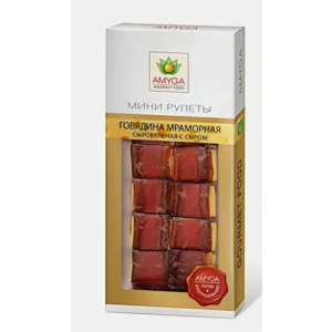 Рулет мини АМИГА говядина с/в с сыром 120г