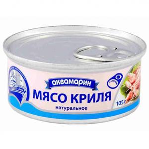 Конс Мясо криля АКВАМАРИН Натуральное 105г ж/б