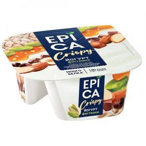 Йогурт ЭПИКА КРИСПИ 10,5%Фисташки 140г