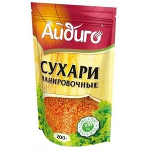 Сухари панировочные АЙДИГО 180г дойпак