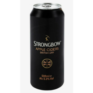Сидр СТРОНГБОУ ябл п/сух 5% 0,44л ж/б