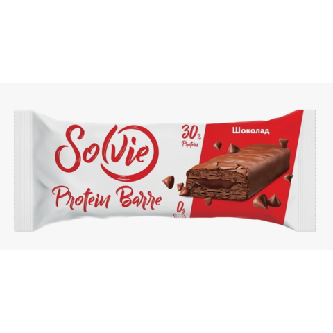 Батончик SOLVIE протеиновый 30% 50г Шоколад