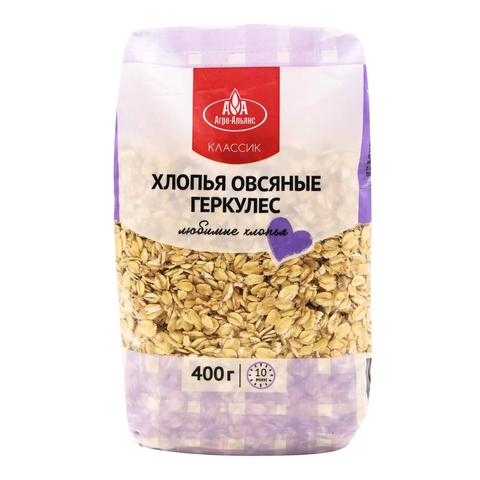 Хлопья АГРО-АЛЬЯНС овсяные Геркулес 400г