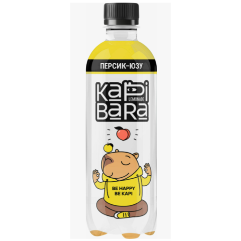 Напиток газ КАПИБАРА  0,5л пэт персик-юзу