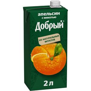 Нектар ДОБРЫЙ 2л Апельсин