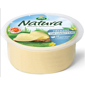 Сыр НАТУРА сливочный легкий 30% Арла 200г