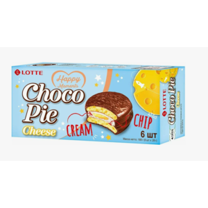 Печенье ЛОТТЕ Чоко Пай сырный 6шт 168г