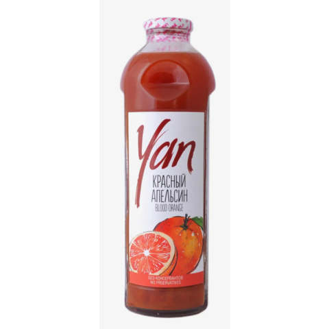 Сок ЯН красный апельсин 930мл с/б