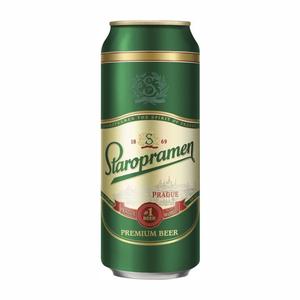 Пиво СТАРОПРАМЕН Премиум свет 5% 0,5л ж/б 