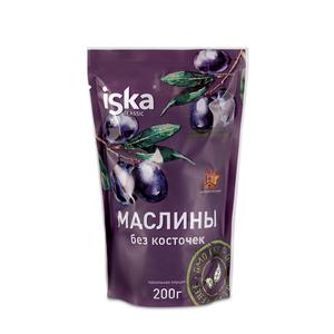 Маслины ИСКА б/к 200мл дойпак