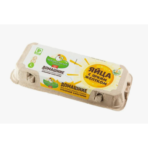 Яйцо ЧЕБАРКУЛЬ фас ДОМАШНЕЕ ОТБОРНОЕ 10шт