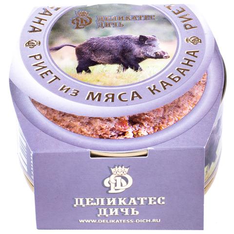 Риет ДЕЛИКАТЕС ДИЧЬ Из мяса бобра с орехами и коньяком 200г ст/б