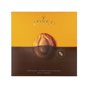 Конфеты JOYCO персик в шоколаде с миндалем 190г