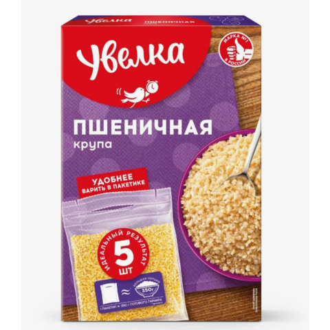 Крупа УВЕЛКА 5*80г Пшеничная