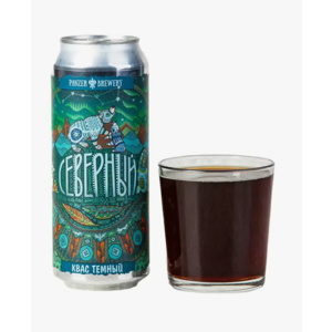Квас PANZER BREWERY СЕВЕРНЫЙ обеспложенный 0,45л ж/б