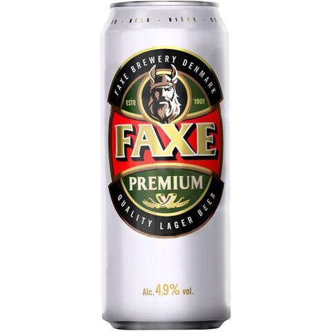 Пиво ФАКС ПРЕМИУМ светлое 0,45л 4,9% с/б 