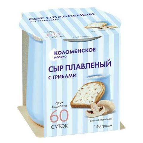 Сыр плав КОЛОМЕНСКИЙ С грибами 140г керамика