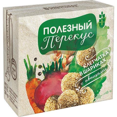 Продукт ПОЛЕЗНЫЙ ПЕРЕКУС клетчатка в шариках 20г с овощами