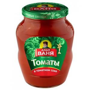 Помидоры ДЯДЯ ВАНЯ в томатном соке 680г ст/б