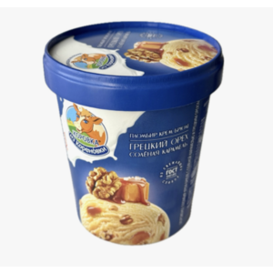 Мороженое КОРОВКА ИЗ КОРЕНОВКИ Грецкий орех-соленая карамель 300г