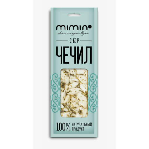 Сыр МИМИН 40% охотничий с укропом и чесноком 80г