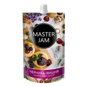 Джем MASTER JAM 250г черника-вишня