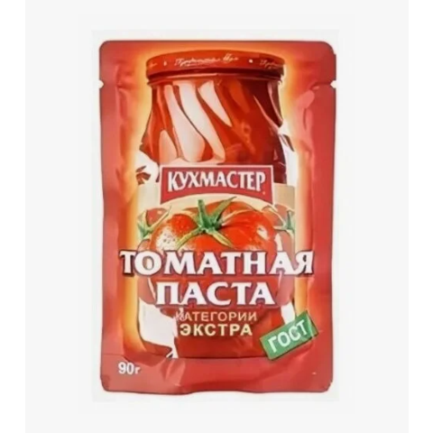 Паста томатная КУХМАСТЕР  90гр д/п