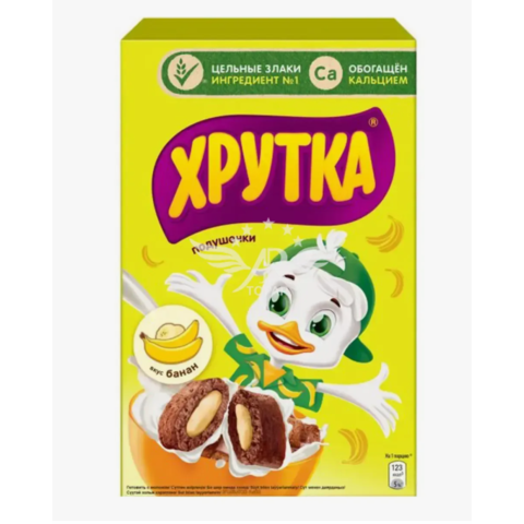 Подушечки НЕСТЛЕ Хрутка с банановой начинкой 220г