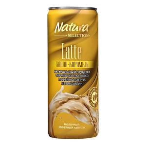 Напиток кофейный NATURA Латте банан-карамель 220мл