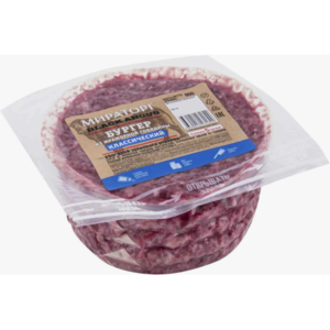 Бургер МИРАТОРГ из говядины 900г зам