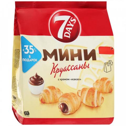 Круассаны 7ДЭЙС 265г какао